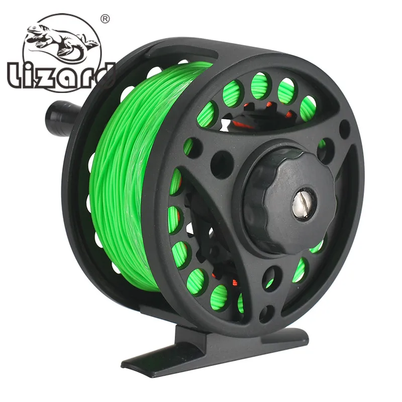 Metal fly fishing reel with line combo, large arc, aluminum, WF, tapered leader, black color
Metal fly fishing reel with line combo, large arc, aluminum, WF, tapered leader, black color