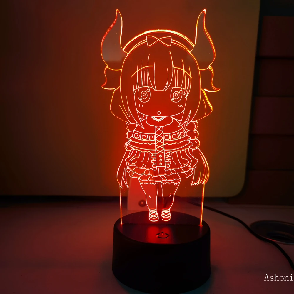 3D Anime Night Light Miss Kobayashis Dragon Maid Figurine Silhouette Laser Engraved Acrylic LED Lighting Room Deco Gift
3D Anime Night Light Miss Kobayashis Dragon Maid Figurine Silhouette Laser Engraved Acrylic LED Lighting Room Deco Gift