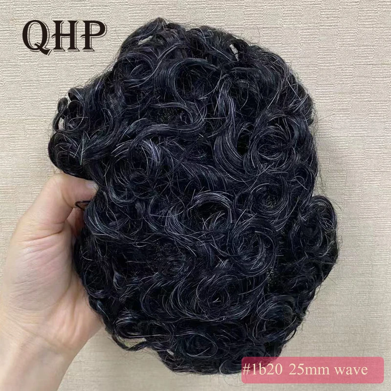 QHP Men Toupee Durable Fine Mono Men Capillary Prosthesis 6" Indian Human Hair Replacement System 130% Denstiy Wig Man
QHP Men Toupee Durable Fine Mono Men Capillary Prosthesis 6" Indian Human Hair Replacement System 130% Denstiy Wig Man