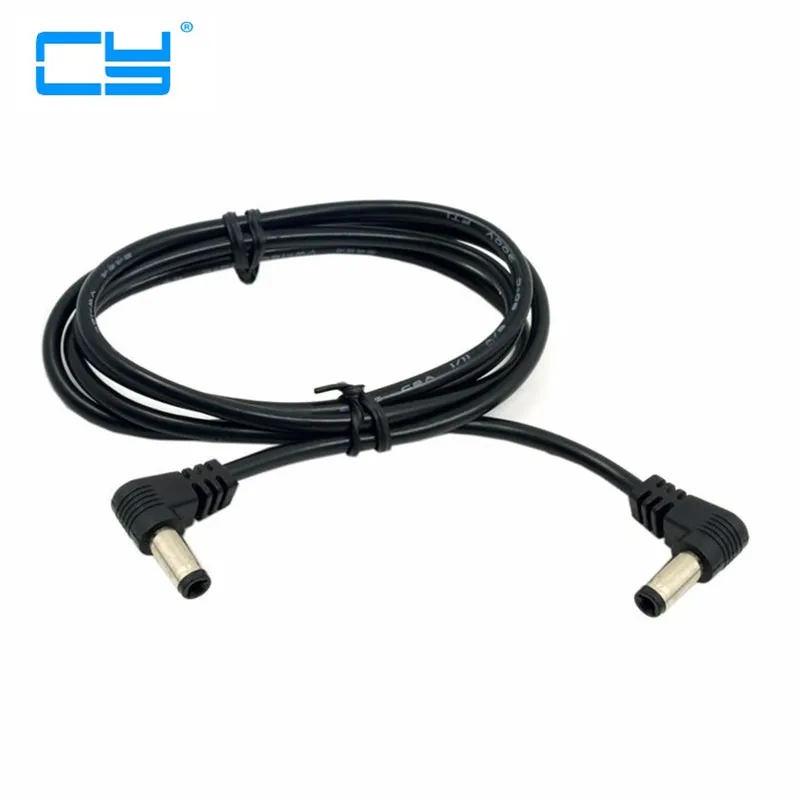 5pcs DC Power cord 5.5 x 2.1mm / 2.5mm Male to 5.5 2.1/2.5mm Male Plug Cable Right Angled 90 Degree 50cm
5pcs DC Power cord 5.5 x 2.1mm / 2.5mm Male to 5.5 2.1/2.5mm Male Plug Cable Right Angled 90 Degree 50cm