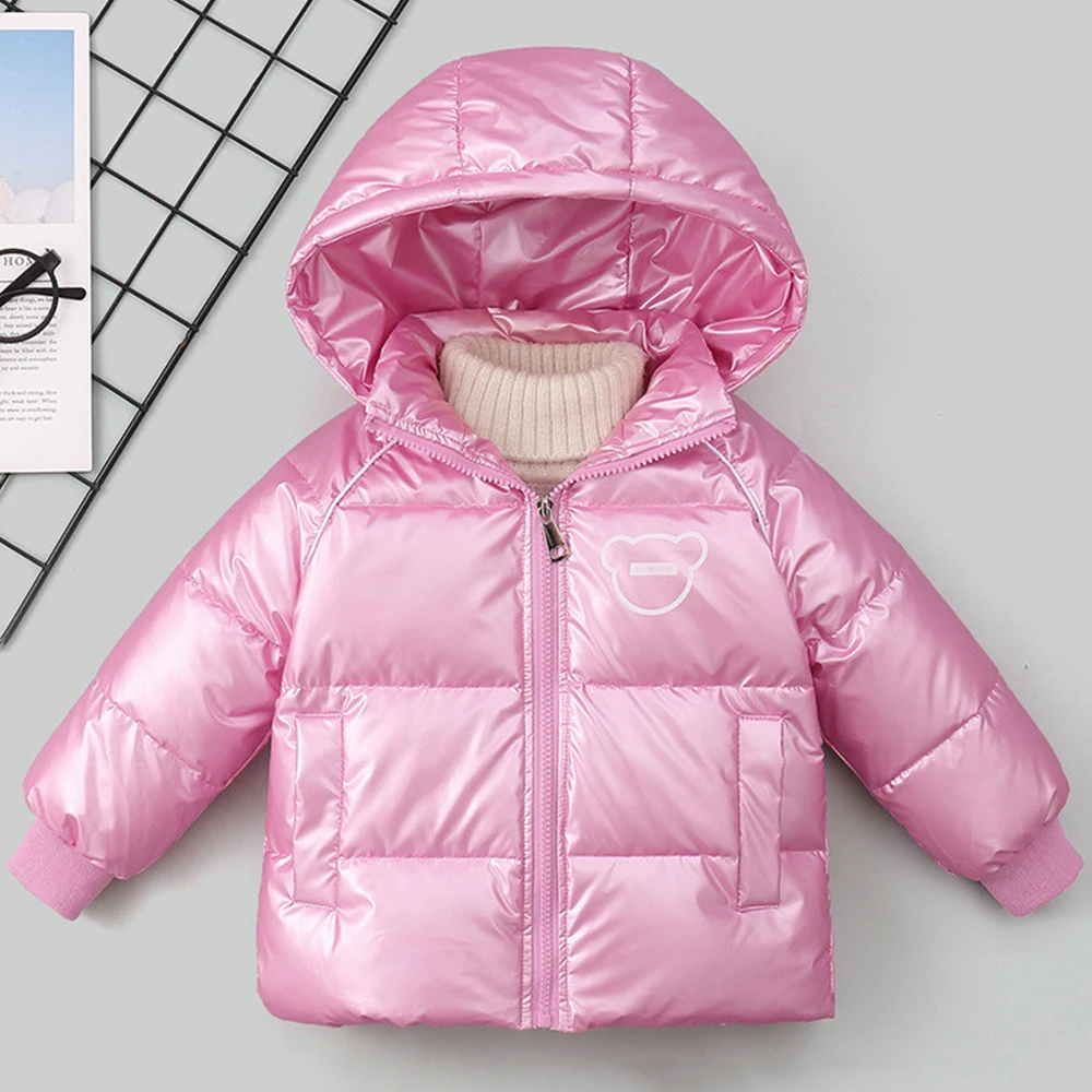 Cute Baby Girls Jacket Toddler Kids Cartoon Bear Bright Down Hoodied Coat Autumn Winter Infant Children's Clothing For Boys Coat
Cute Baby Girls Jacket Toddler Kids Cartoon Bear Bright Down Hoodied Coat Autumn Winter Infant Children's Clothing For Boys Coat