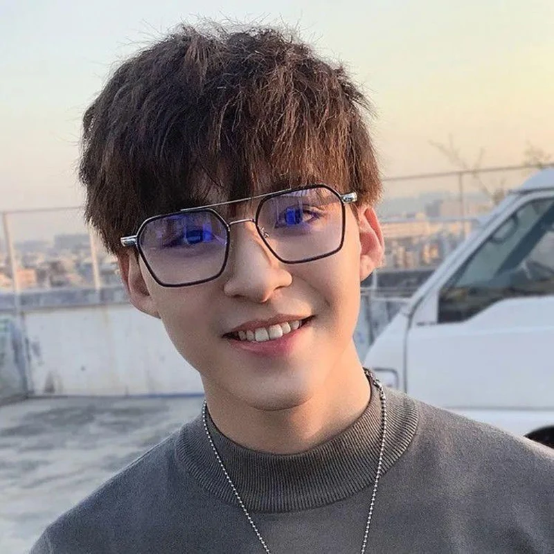 2021 Metal punk Computer Glasses Frame Women Men Anti Blue Light square Eyewear Blocking Glasses Optical Spectacle Eyeglass
2021 Metal punk Computer Glasses Frame Women Men Anti Blue Light square Eyewear Blocking Glasses Optical Spectacle Eyeglass