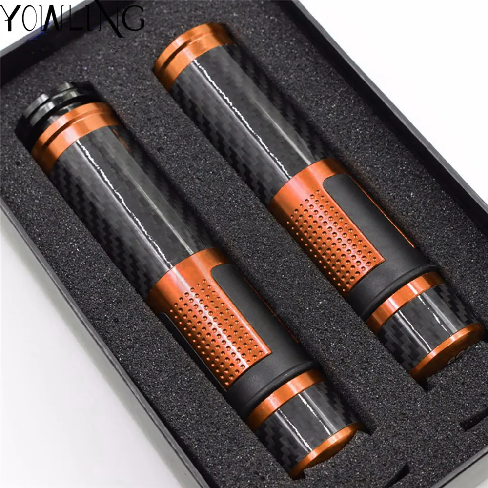 New carbon fiber motorcycle handlebar grips & handle bar ends 7/8"22mm hand cap For 125 390 690 SMC SMC-R R 250
New carbon fiber motorcycle handlebar grips & handle bar ends 7/8"22mm hand cap For 125 390 690 SMC SMC-R R 250