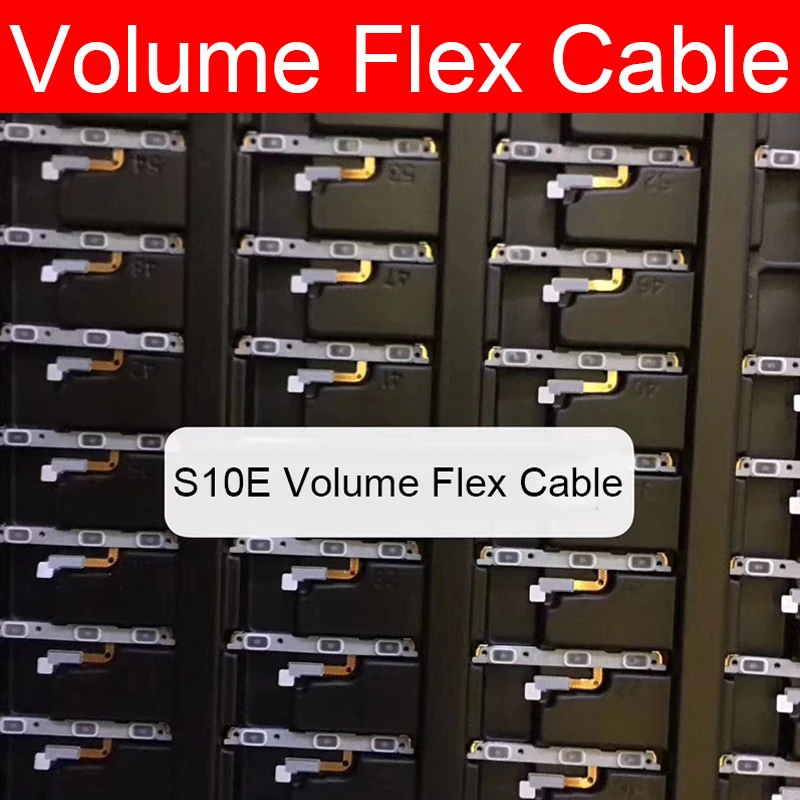 Volume Flex Cable For Samsung Galaxy S10e Switch Audo Control Down And Up Button Flex Ribbon Cable Replacement Repair Parts
Volume Flex Cable For Samsung Galaxy S10e Switch Audo Control Down And Up Button Flex Ribbon Cable Replacement Repair Parts