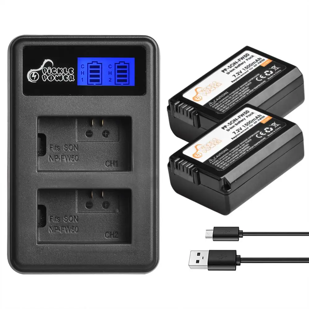 1500mAh NP-FW50 NP FW50 Battery and LCD Dual Charger for Sony Alpha a6500 a6400 a6300 a6000 a5000 a3000 NEX-3 a7R ZV-E10 Vlog
1500mAh NP-FW50 NP FW50 Battery and LCD Dual Charger for Sony Alpha a6500 a6400 a6300 a6000 a5000 a3000 NEX-3 a7R ZV-E10 Vlog