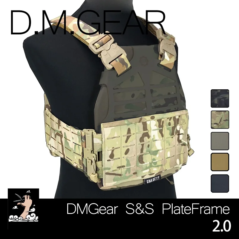 Outdoor Sports MOLLE Version SS Laser Cutting Vest DIY Quick Release Frame vest Kit
Outdoor Sports MOLLE Version SS Laser Cutting Vest DIY Quick Release Frame vest Kit