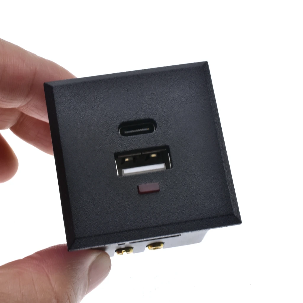 Quality Snap-in Embedded USB & Type C Charging Outlet Module For Table Socket 5V Maximum With LED Indicator
Quality Snap-in Embedded USB & Type C Charging Outlet Module For Table Socket 5V Maximum With LED Indicator
