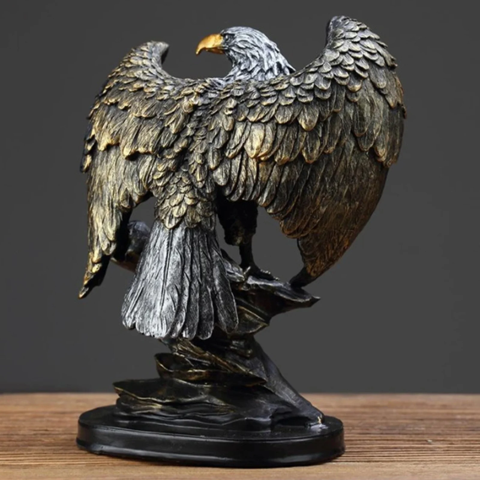 Art Eagle Statue Miniature Sculpture Handmade Animal Crafts Ornament Bird Figurine Statue for Home Desk Bedroom Tabletop Decors
Art Eagle Statue Miniature Sculpture Handmade Animal Crafts Ornament Bird Figurine Statue for Home Desk Bedroom Tabletop Decors