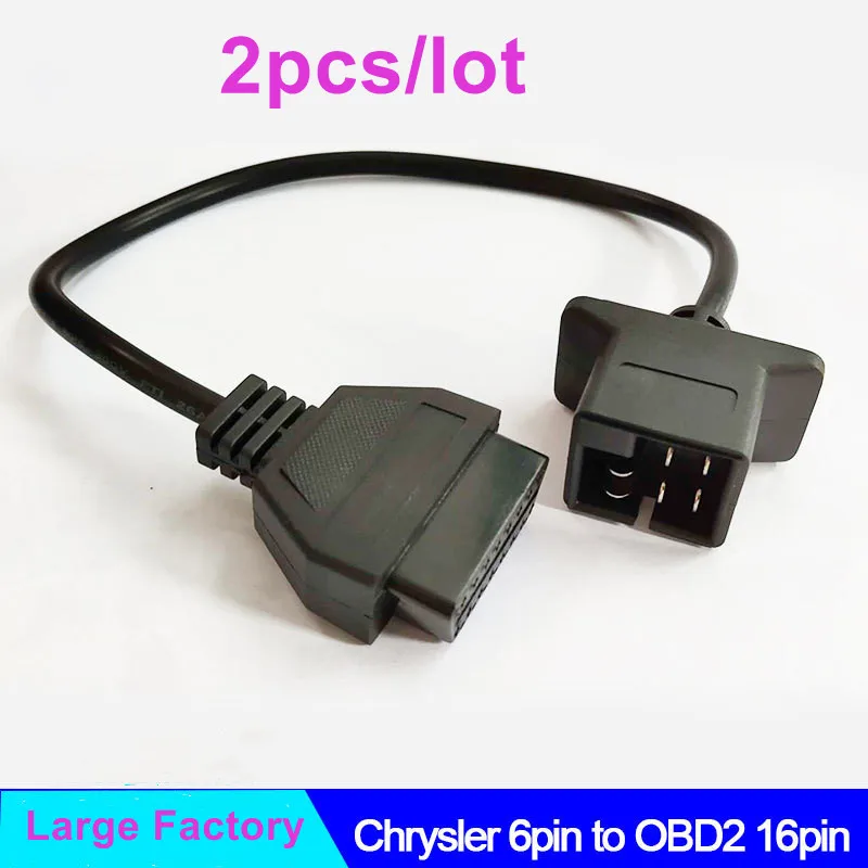 6pin to 16pin Car Cable for Chrysler 6Pin to 16Pin OBD2 Automotive Connecting Line
6pin to 16pin Car Cable for Chrysler 6Pin to 16Pin OBD2 Automotive Connecting Line