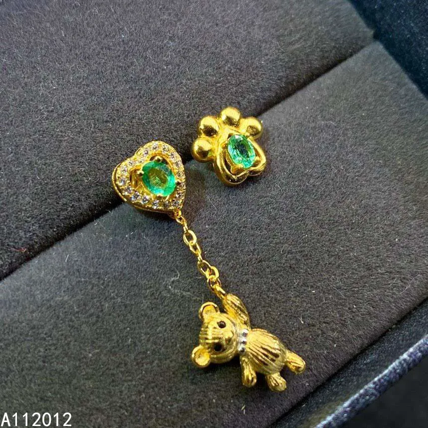 KJJEAXCMY fine jewelry 925 silver natural Emerald new girl luxury beer earrings Asymmetry ear stud support test Chinese style
KJJEAXCMY fine jewelry 925 silver natural Emerald new girl luxury beer earrings Asymmetry ear stud support test Chinese style