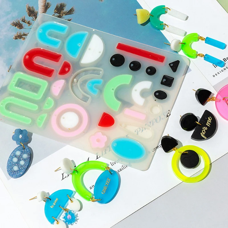 Silicone Earring Epoxy Casting Molds Set Tools Resin Casting Molds For Jewelry making DIY Earring Findings
Silicone Earring Epoxy Casting Molds Set Tools Resin Casting Molds For Jewelry making DIY Earring Findings