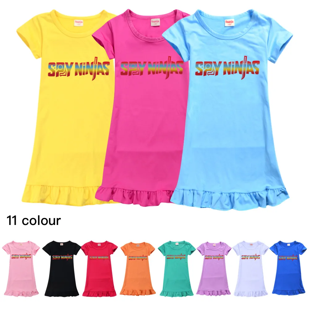 SPY NINJA Cartoon Girls Vestido Pajamas Robe Flower Girls Dresses Clothes Birthday Princess Dress Toddler Girl Christmas Outfits
SPY NINJA Cartoon Girls Vestido Pajamas Robe Flower Girls Dresses Clothes Birthday Princess Dress Toddler Girl Christmas Outfits
