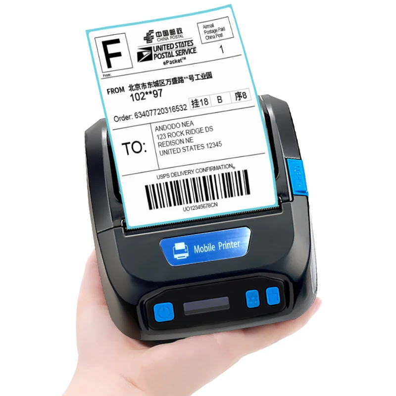 New 80MM Portable Bluetooth Shipping Lable Thermal Printer Special for Express TPL80
New 80MM Portable Bluetooth Shipping Lable Thermal Printer Special for Express TPL80