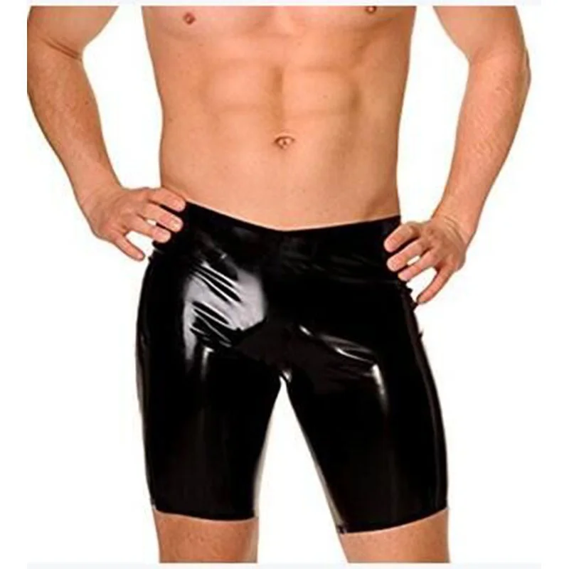 Mens Lingerie Shiny Patent Leather Long Leg Boxer Short Underwear Underpants for Sexy Gay Male Panties Solid Wetlook Clubwear
Mens Lingerie Shiny Patent Leather Long Leg Boxer Short Underwear Underpants for Sexy Gay Male Panties Solid Wetlook Clubwear