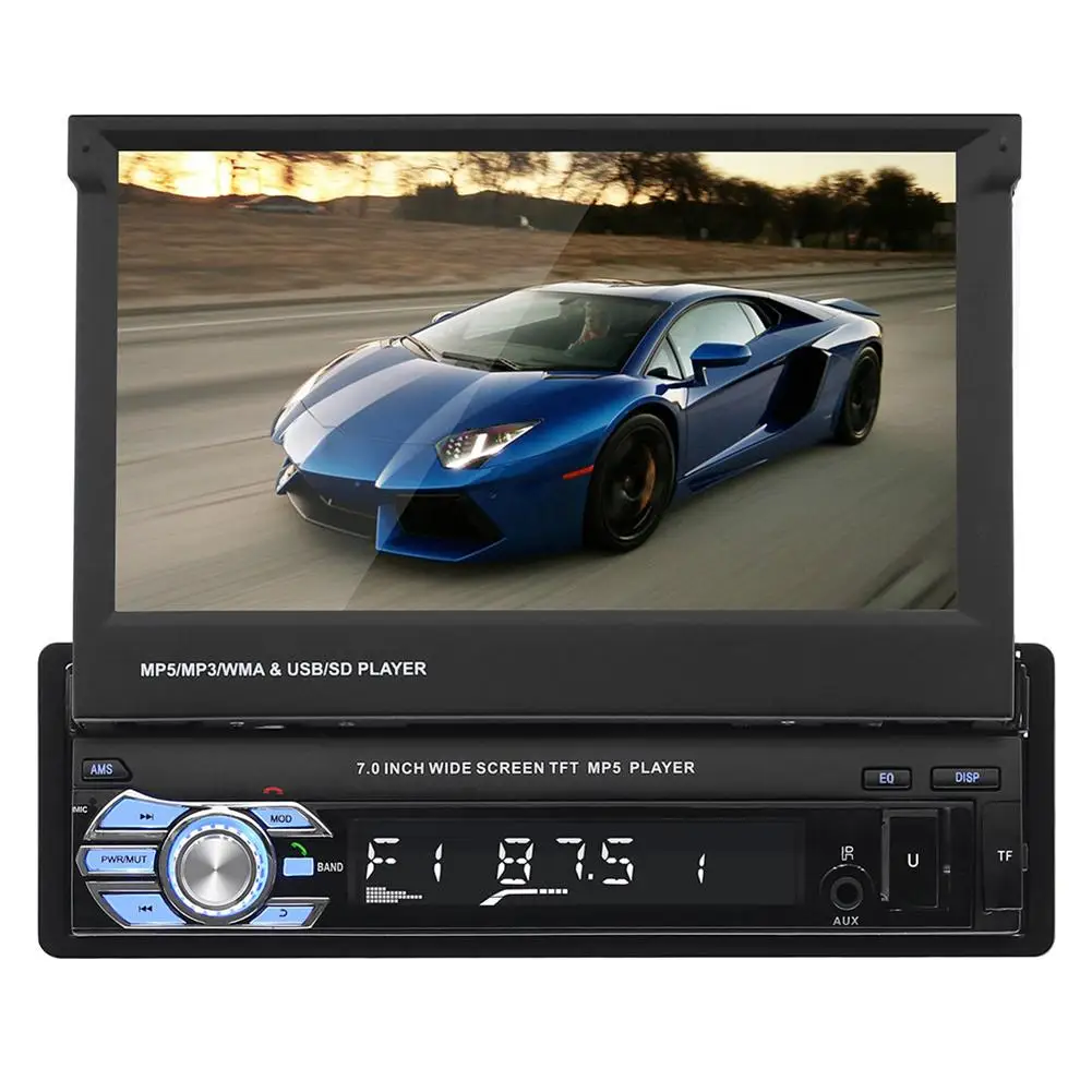 Universal 7 Inch Bluetooth Car FM Radio Audio Video MP5 with Rearview Camera Touch Screen Auto Multimedias Players 9601
Universal 7 Inch Bluetooth Car FM Radio Audio Video MP5 with Rearview Camera Touch Screen Auto Multimedias Players 9601