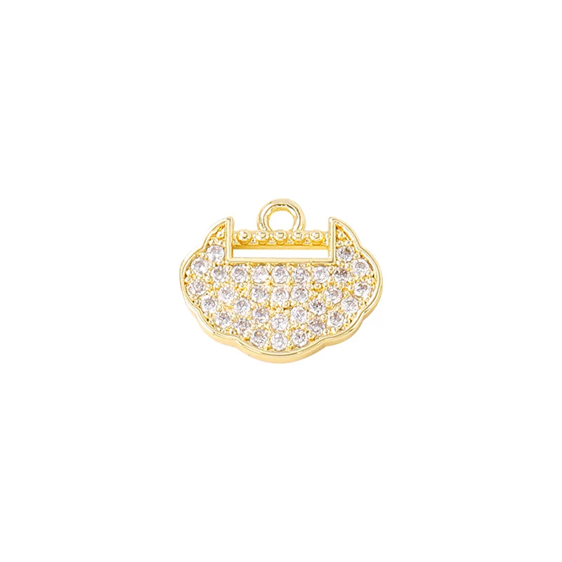 Factory Wholesale Gold Color Brass And Zircon Lock Charms Pendants Necklace And Bracelet Earring Diy Jewelry Accessories
Factory Wholesale Gold Color Brass And Zircon Lock Charms Pendants Necklace And Bracelet Earring Diy Jewelry Accessories