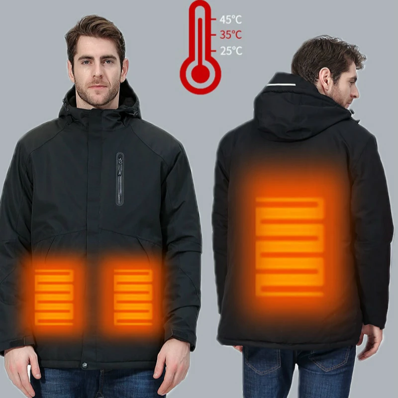 Couple Waterproof Jacket Men Solid Down Cotton Hiking Jacket Keep Warm USB Heated Jacket Men Women Plus Size Regenjacke Herren
Couple Waterproof Jacket Men Solid Down Cotton Hiking Jacket Keep Warm USB Heated Jacket Men Women Plus Size Regenjacke Herren