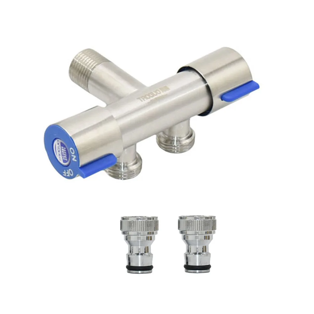 Metal 1/2 Male to 1/2 Inch 2-Way Garden Tap Water Splitter Irrigation Valve Quick Connector 5/8" Garden Hose Splitter 1 Set
Metal 1/2 Male to 1/2 Inch 2-Way Garden Tap Water Splitter Irrigation Valve Quick Connector 5/8" Garden Hose Splitter 1 Set
