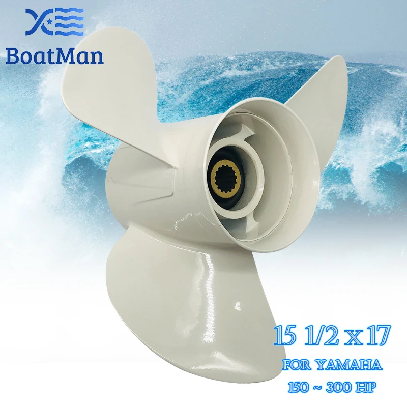 Лодочный пропеллер 15 1/2x17 для подвесного мотора Yamaha 150-300HP, алюминиевый 15-зубчатый сращивающийся двигатель
Лодочный пропеллер 15 1/2x17 для подвесного мотора Yamaha 150-300HP, алюминиевый 15-зубчатый сращивающийся двигатель