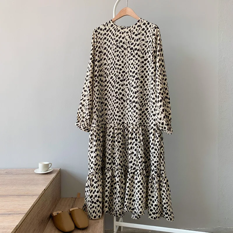 2020 Spring Chiffon Dress Women Long Sleeve Loose Long Dress Vintage Elegant Dress Female Streetwear Wrap Dresses Vestidos Femme
2020 Spring Chiffon Dress Women Long Sleeve Loose Long Dress Vintage Elegant Dress Female Streetwear Wrap Dresses Vestidos Femme