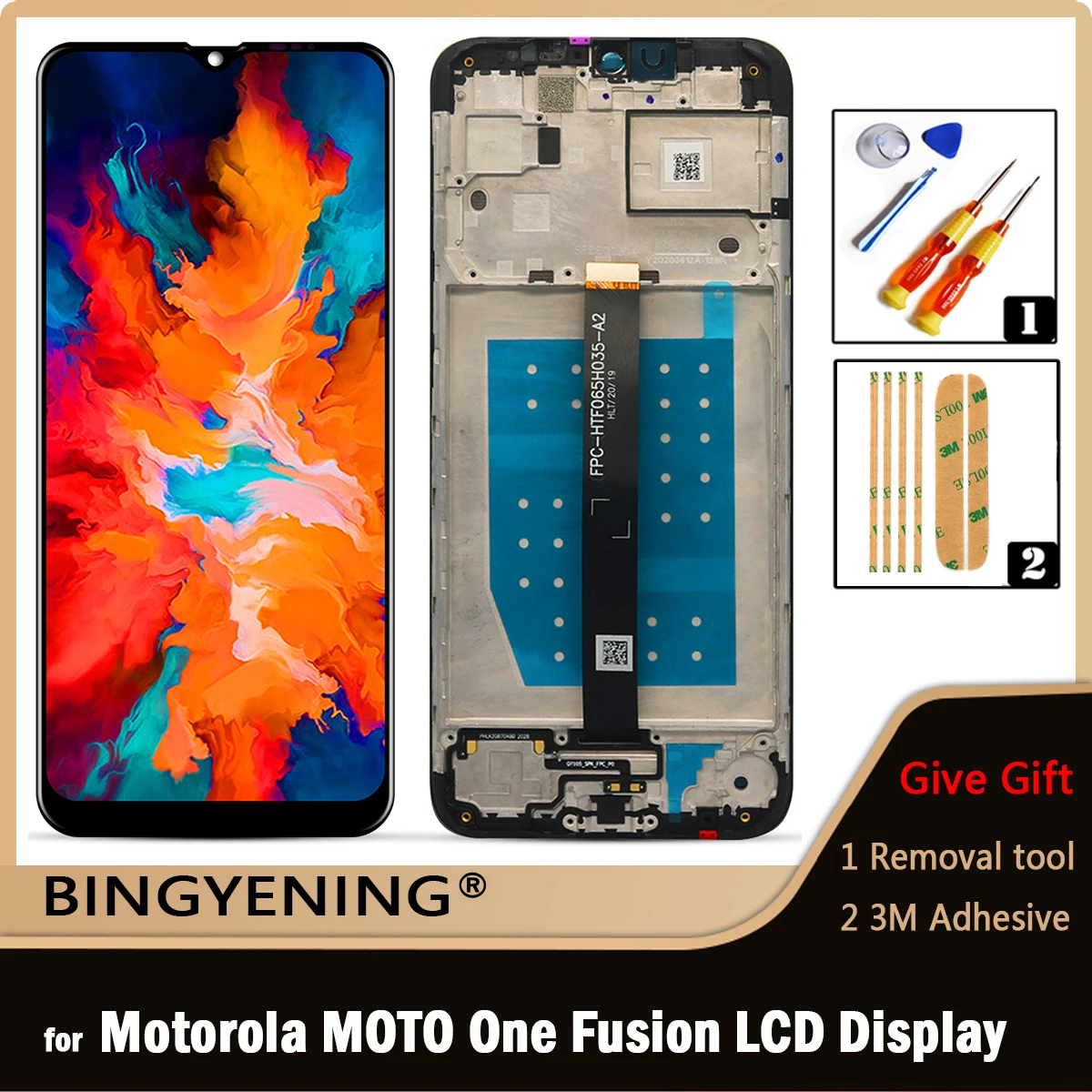 Для Motorola Moto One Fusion XT2073 Полный ЖК-дисплей сенсорный экран дигитайзер в сборе с заменой рамки
Для Motorola Moto One Fusion XT2073 Полный ЖК-дисплей сенсорный экран дигитайзер в сборе с заменой рамки