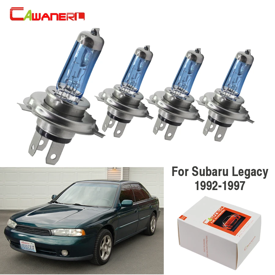 Cawanerl для Subaru Legacy 1992-1997 H4 100 Вт галогенной лампы 4300 К с теплым белым светом 12V автомобильный светильник головной светильник Hi/короче спереди и длиннее сзади) луча 2 пары в наборе
Cawanerl для Subaru Legacy 1992-1997 H4 100 Вт галогенной лампы 4300 К с теплым белым светом 12V автомобильный светильник головной светильник Hi/короче спереди и длиннее сзади) луча 2 пары в наборе