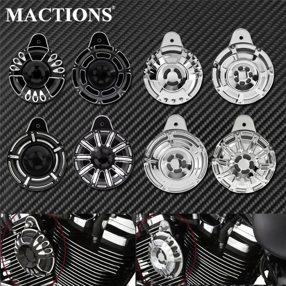 Motorcycle Black/Chrome Horn Cover Horns Loud Speaker Cover For Harley 91-17 Big Twin Sportster XL 883 1200 07-2018 Touring
Motorcycle Black/Chrome Horn Cover Horns Loud Speaker Cover For Harley 91-17 Big Twin Sportster XL 883 1200 07-2018 Touring