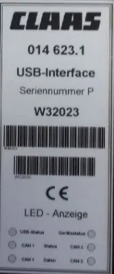 CDS CANUSB Interface Activation Key For Claas (Only It Is Key Not Interface )
CDS CANUSB Interface Activation Key For Claas (Only It Is Key Not Interface )