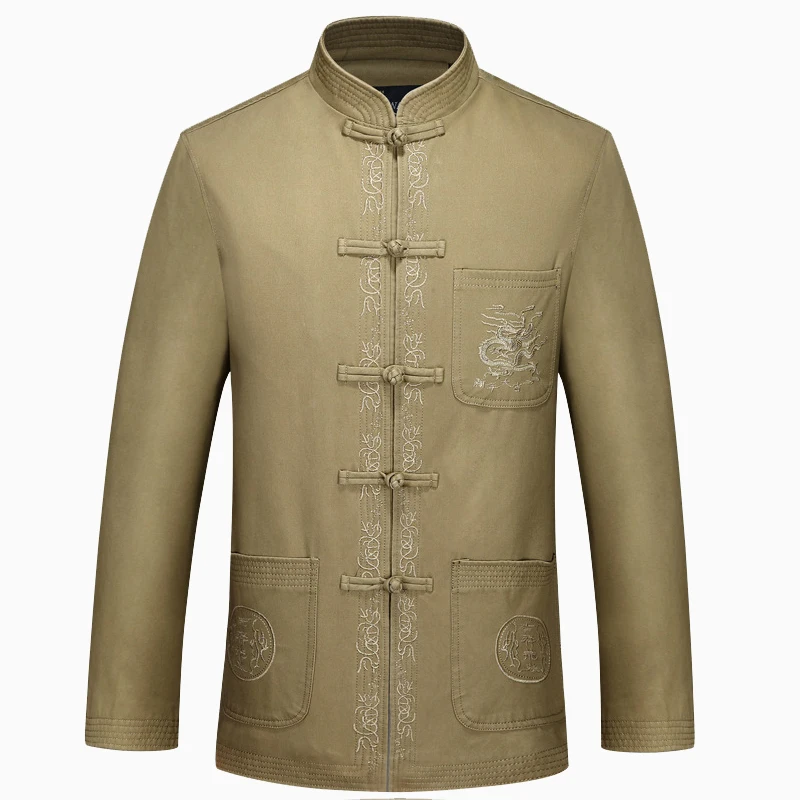 Kung Fu Jacket Coat For Men New Male Double Deck Cotton Thick Outerwear With Lining Traditional Chinese Sun Yat Sen'S Uniform
Kung Fu Jacket Coat For Men New Male Double Deck Cotton Thick Outerwear With Lining Traditional Chinese Sun Yat Sen'S Uniform