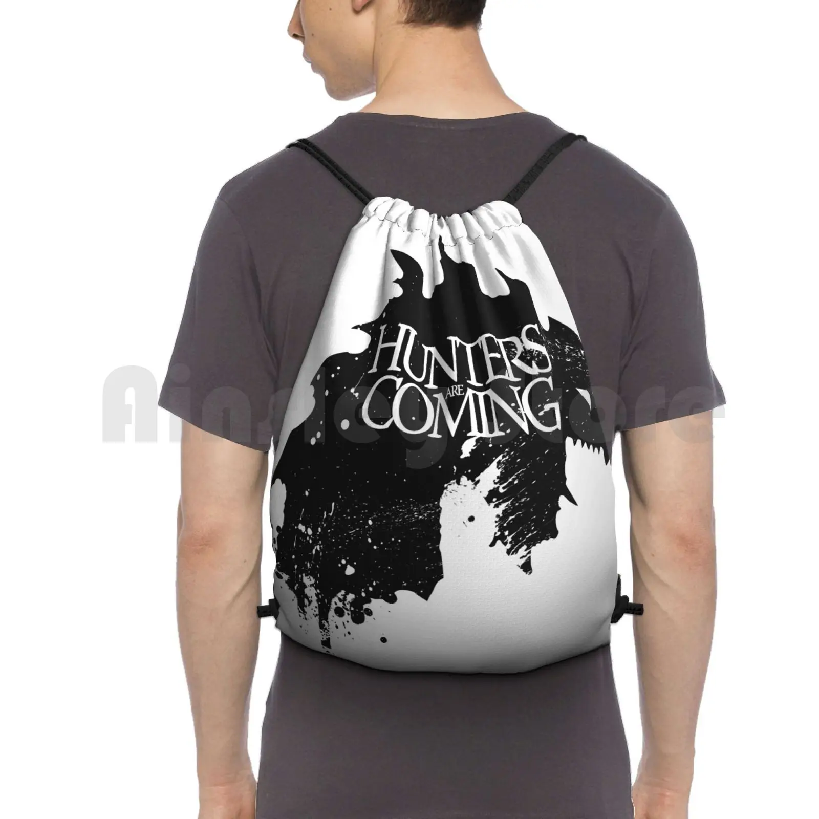 Hunters Are Coming Backpack Drawstring Bags Gym Bag Waterproof Monster Hunter Video Games Series
Hunters Are Coming Backpack Drawstring Bags Gym Bag Waterproof Monster Hunter Video Games Series
