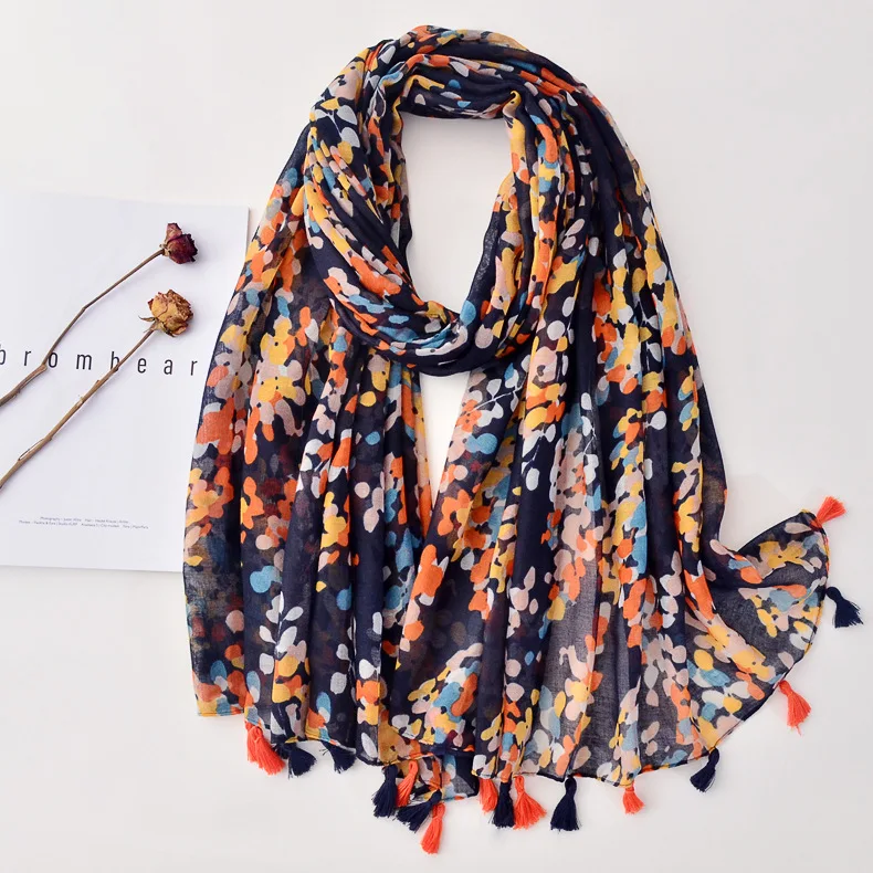 European and American Spring, Summer and Autumn Women's Idyllic Dot Printing Scarf Thin Shawl Elegant Decoration Scarf
European and American Spring, Summer and Autumn Women's Idyllic Dot Printing Scarf Thin Shawl Elegant Decoration Scarf