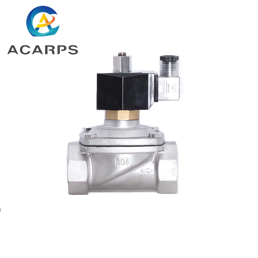 2inch Solenoid Valve Normally Open 220v 12v 230v Stainless Steel DN50 Pneumatic Solenoid Valve
2inch Solenoid Valve Normally Open 220v 12v 230v Stainless Steel DN50 Pneumatic Solenoid Valve