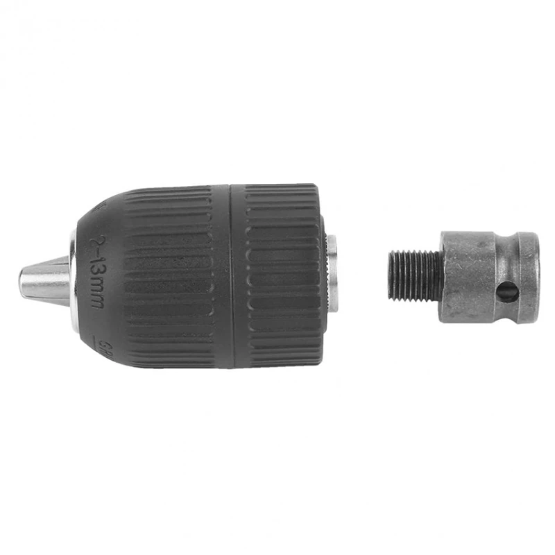 2-13mm 1/2-20UNF with 1/2 Chuck Adaptor Self-Locking Keyless Electric Drill Chuck for Impact Wrench Conversion Tools Set Holder
2-13mm 1/2-20UNF with 1/2 Chuck Adaptor Self-Locking Keyless Electric Drill Chuck for Impact Wrench Conversion Tools Set Holder
