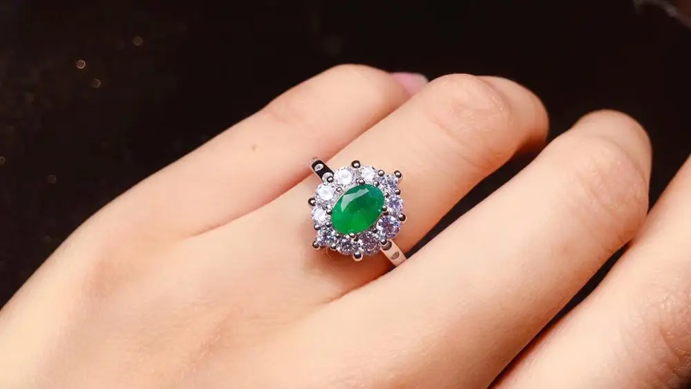 Engagement Best Gift Natural and Real emerald ring 925 sterling silver Anniversary ring Fine jewelry For men or women
Engagement Best Gift Natural and Real emerald ring 925 sterling silver Anniversary ring Fine jewelry For men or women