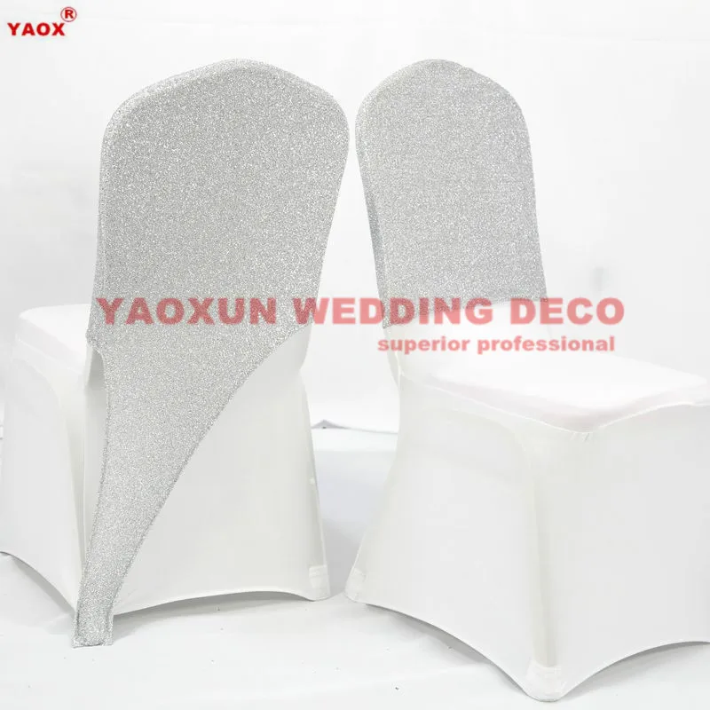 Gold And Silver Sequin Chair Cap Hood Fit On Spandex Chair Cover Wedding Event Party Decoration
Gold And Silver Sequin Chair Cap Hood Fit On Spandex Chair Cover Wedding Event Party Decoration