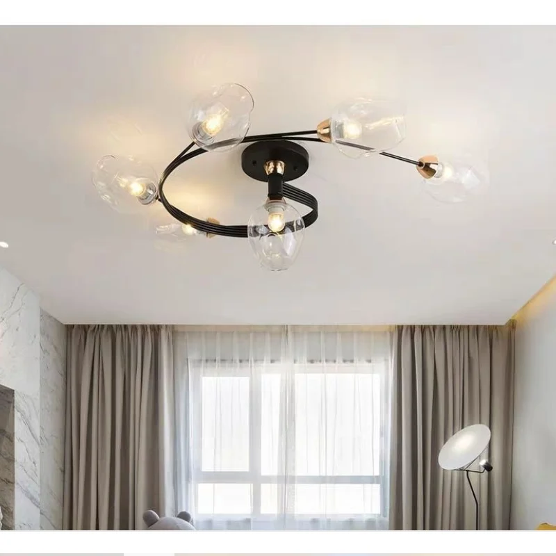 Modern LED ceiling lights glass living room ceiling lamp home decor light fixture chandeliers dining room lighting indoor lights
Modern LED ceiling lights glass living room ceiling lamp home decor light fixture chandeliers dining room lighting indoor lights
