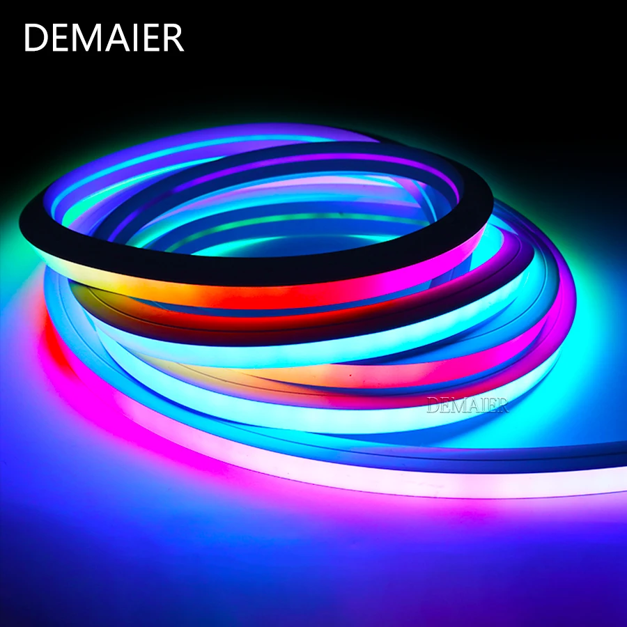 Светодиодный неоновый rgb-светильник WS2812B с питанием от USB, постоянный ток 5 В, гибкий светодиодный неоновый светильник для домашнего украшения, 1 м, 2 м, 5 м
Светодиодный неоновый rgb-светильник WS2812B с питанием от USB, постоянный ток 5 В, гибкий светодиодный неоновый светильник для домашнего украшения, 1 м, 2 м, 5 м