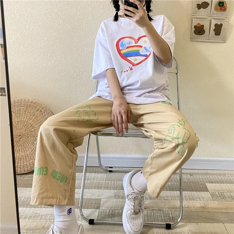 loose straight wide leg baggy pants women trend ruffian versatile original vibe pants japanese streetwear 2021 pantalon femme
loose straight wide leg baggy pants women trend ruffian versatile original vibe pants japanese streetwear 2021 pantalon femme