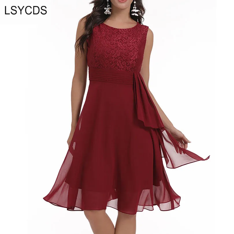 LSYCDS Ruffle Party Dresses Women 2022 Sleeveless Chiffon Casual Retro Party Robe Rockabilly Blue Lace Elegant Dress
LSYCDS Ruffle Party Dresses Women 2022 Sleeveless Chiffon Casual Retro Party Robe Rockabilly Blue Lace Elegant Dress