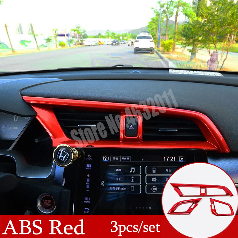 For Honda Civic 10th 2016 2017 ABS red Car conditioner small air Outlet cover trim Car styling accessories 5pcs
For Honda Civic 10th 2016 2017 ABS red Car conditioner small air Outlet cover trim Car styling accessories 5pcs
