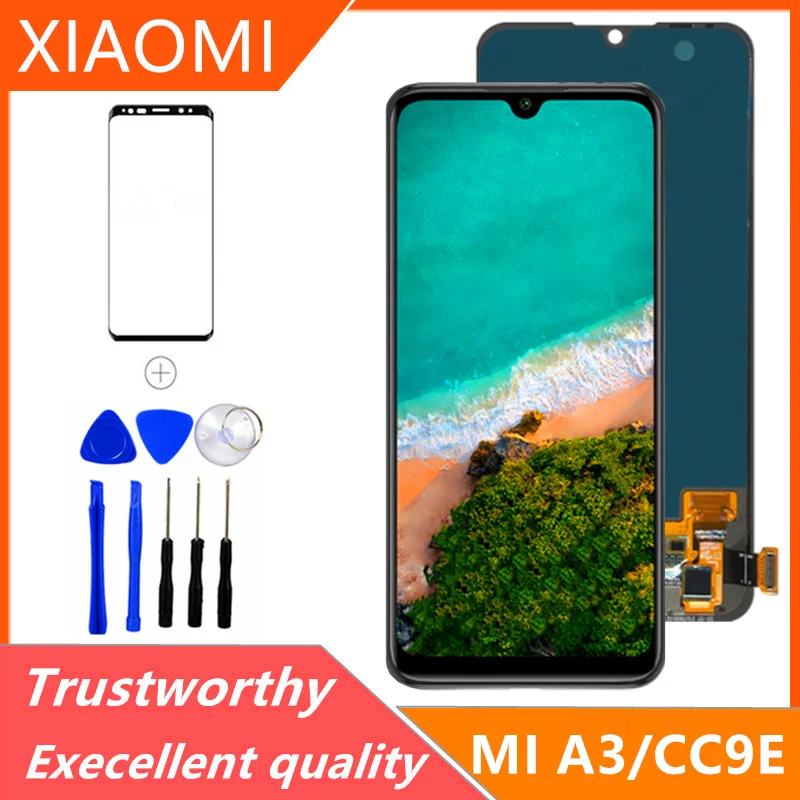 For Xiaomi Mi CC9E LCD Display Touch Screen Digitizer Assembly With Frame For Xiaomi Mi A3 MiA3 Lcd
For Xiaomi Mi CC9E LCD Display Touch Screen Digitizer Assembly With Frame For Xiaomi Mi A3 MiA3 Lcd