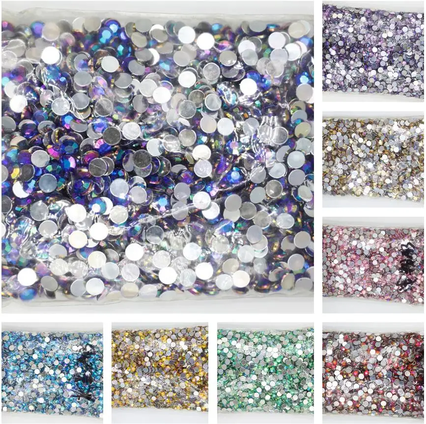 Crystal AB 12 Color 1.5~10mm Flat Back Round Acrylic Rhinestones Beads / Stones ,3D Acrylic Nail Art / Garment Decoration
Crystal AB 12 Color 1.5~10mm Flat Back Round Acrylic Rhinestones Beads / Stones ,3D Acrylic Nail Art / Garment Decoration