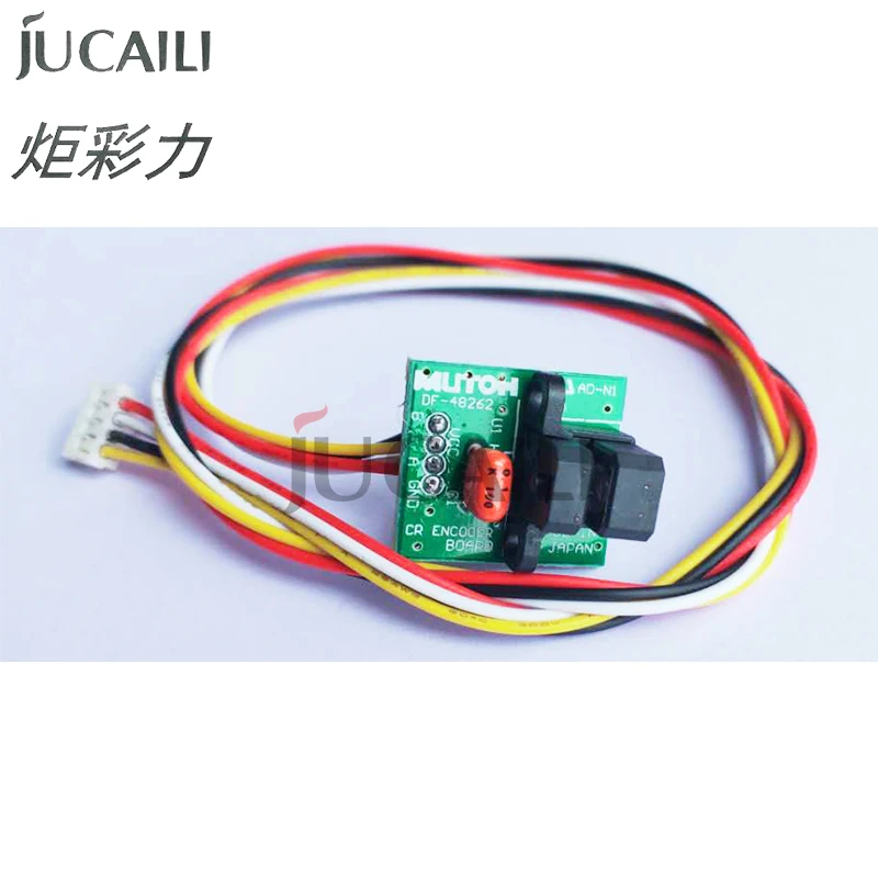 Оригинальный датчик кодера струйного принтера Jucaili для растрового датчика Mutoh 1604 со считывателем H9730/H9720 для полосы энкодера 180/150 фунтов на дюйм
Оригинальный датчик кодера струйного принтера Jucaili для растрового датчика Mutoh 1604 со считывателем H9730/H9720 для полосы энкодера 180/150 фунтов на дюйм