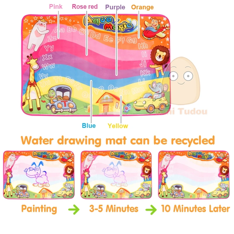 Kids Drawing Toys Board 86*57CM Water Drawing Mat With 2PCS Magic Pen Child's Coloring Painting Games
Kids Drawing Toys Board 86*57CM Water Drawing Mat With 2PCS Magic Pen Child's Coloring Painting Games