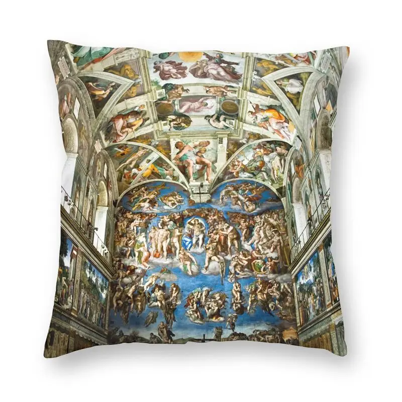 Michelangelo Famous Painting Cushion Cover Sistine Chapel Ceiling Floor Pillow Case for Living Room Pillowcase Home Decoration
Michelangelo Famous Painting Cushion Cover Sistine Chapel Ceiling Floor Pillow Case for Living Room Pillowcase Home Decoration