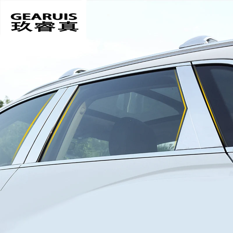 Car Styling Window B-pillars Decorative Trim Covers Stickers stainless steel panel Strip For Audi Q3 2019 Trim auto Accessories
Car Styling Window B-pillars Decorative Trim Covers Stickers stainless steel panel Strip For Audi Q3 2019 Trim auto Accessories