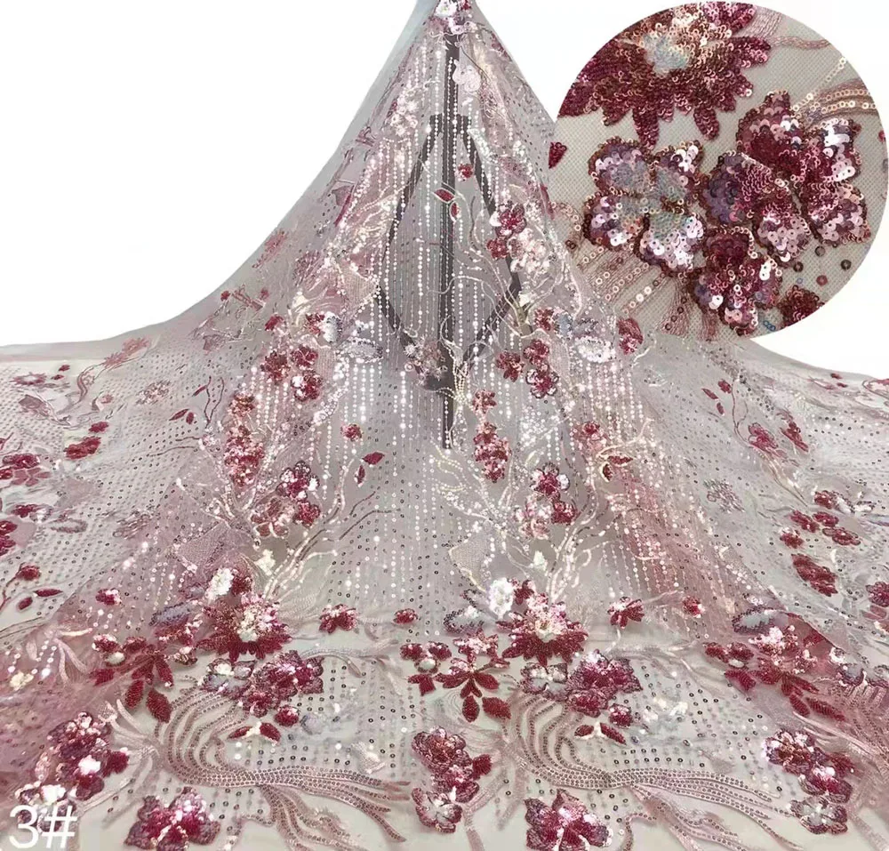 Multicolor Sequins Craft Nigerian Tulle Embroidery French Mesh Lace Fabric Sewing Design Banquet Prom Wedding Dress Skirt Bpodq
Multicolor Sequins Craft Nigerian Tulle Embroidery French Mesh Lace Fabric Sewing Design Banquet Prom Wedding Dress Skirt Bpodq