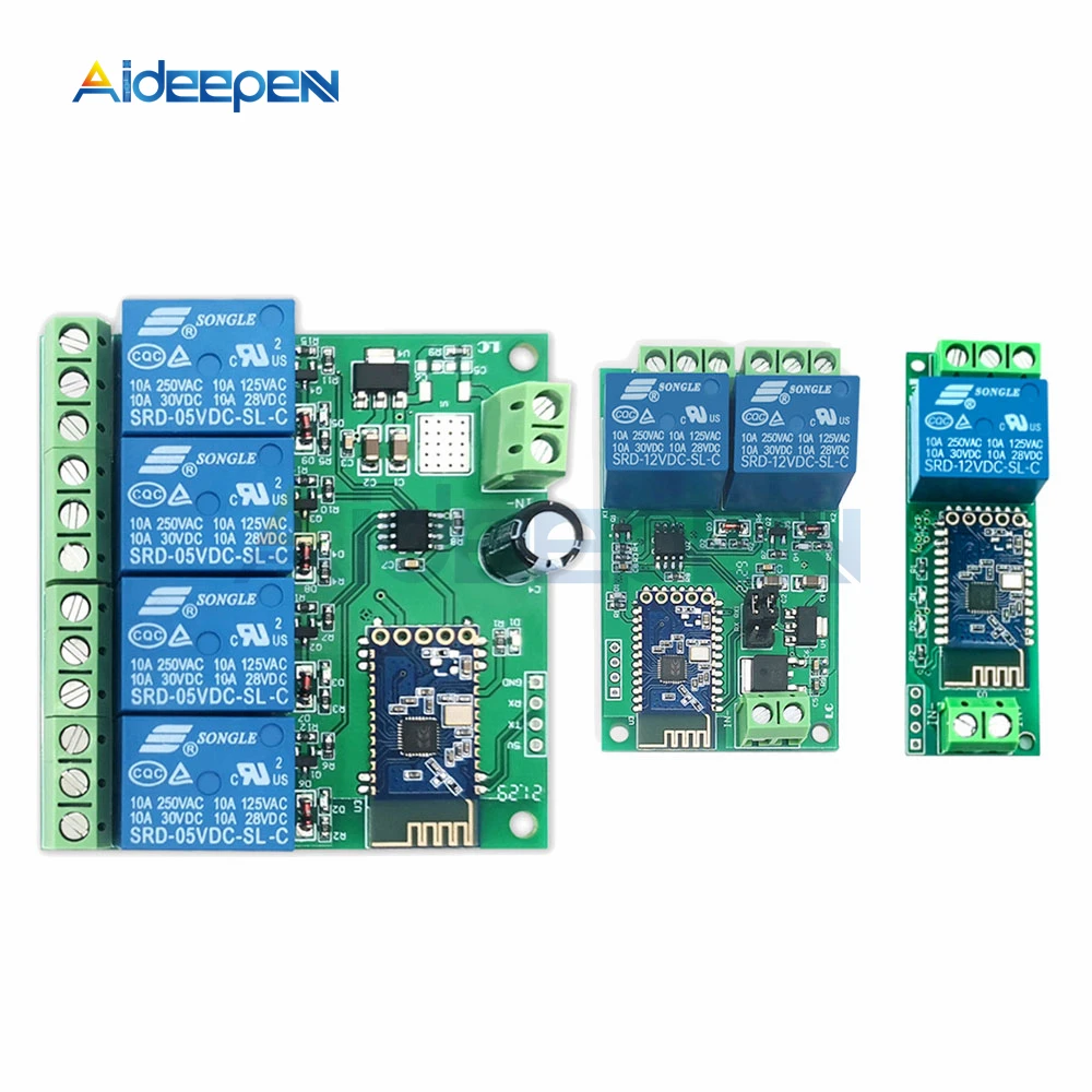 DC 5V 12V 1CH 2CH 4CH WiFi Relay Module Things Smart Home Remote Control Switch Phone APP Wireless WIFI Module For ARDUINO
DC 5V 12V 1CH 2CH 4CH WiFi Relay Module Things Smart Home Remote Control Switch Phone APP Wireless WIFI Module For ARDUINO