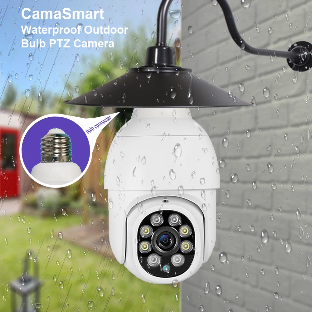 3mp E27 Light Bulb WIFI Camera Full Color Night Vision Two Way Talk Auto Track Video Surveillance Ycc365plus Home Monitor
3mp E27 Light Bulb WIFI Camera Full Color Night Vision Two Way Talk Auto Track Video Surveillance Ycc365plus Home Monitor