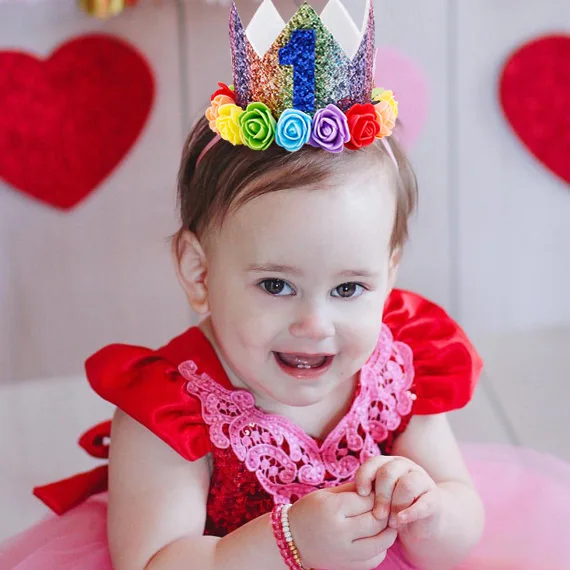 Cute Princess Baby Girl Birthday Party Hat Flower Crown Party Headband Gold Hairband Hair Accessories For Photography Props
Cute Princess Baby Girl Birthday Party Hat Flower Crown Party Headband Gold Hairband Hair Accessories For Photography Props